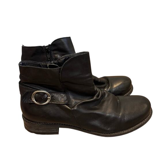 Avellini Black Leather Bootie - size 41 (US 10) - Picture 1 of 9